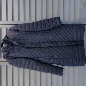 CALIA by Carrie Underwood - Women's Quilted Parka - Cloud Grey Cadet - Med